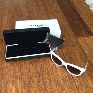 Givenchy cat eye/ wayfarer hybrid sunglasses